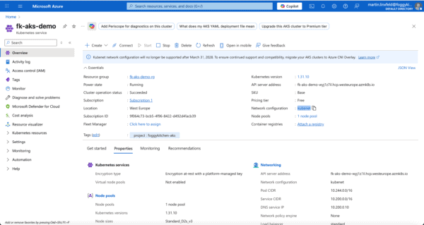 AKS Kubenet vs Azure CNI - figure 1