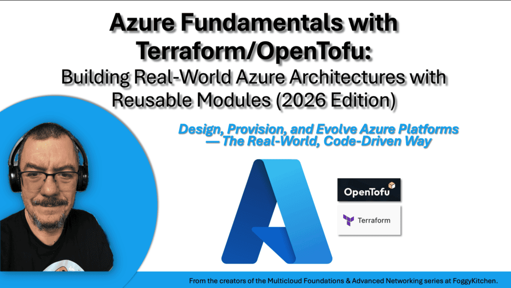 azure fundamentals terraform course architecture diagram with vnet subnets private endpoints and compute